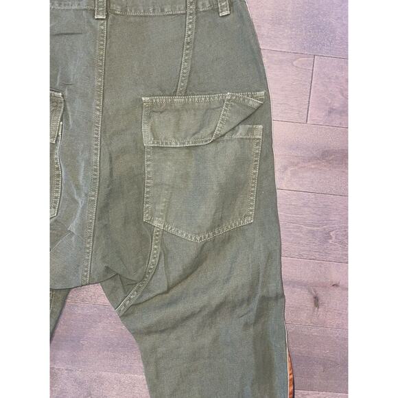 NILI LOTAN Jenna Pant with Tape Khaki Pants Military Army Olive Green, Size 00 - Picture 5 of 8